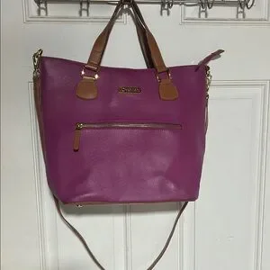 Joy Iman Bags Joyiman Alexandria Leather Tote And Crossbody